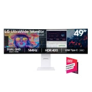Vista Frontal monitor LG UltraWide Dual 